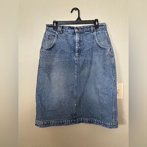 Lee Vintage Denim Midi Skirt